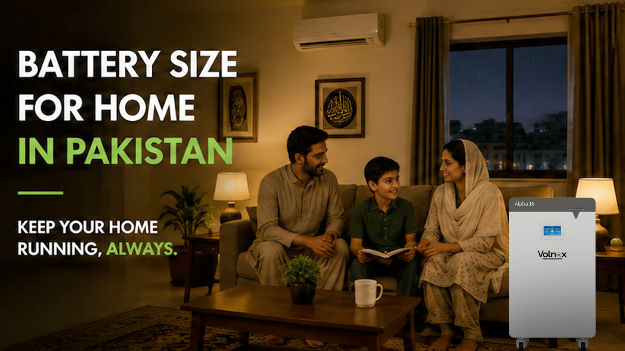 Best Battery Size for Home in Pakistan: kWh Sizing Guide 2026 2 Battery Size For Home In Pakistan